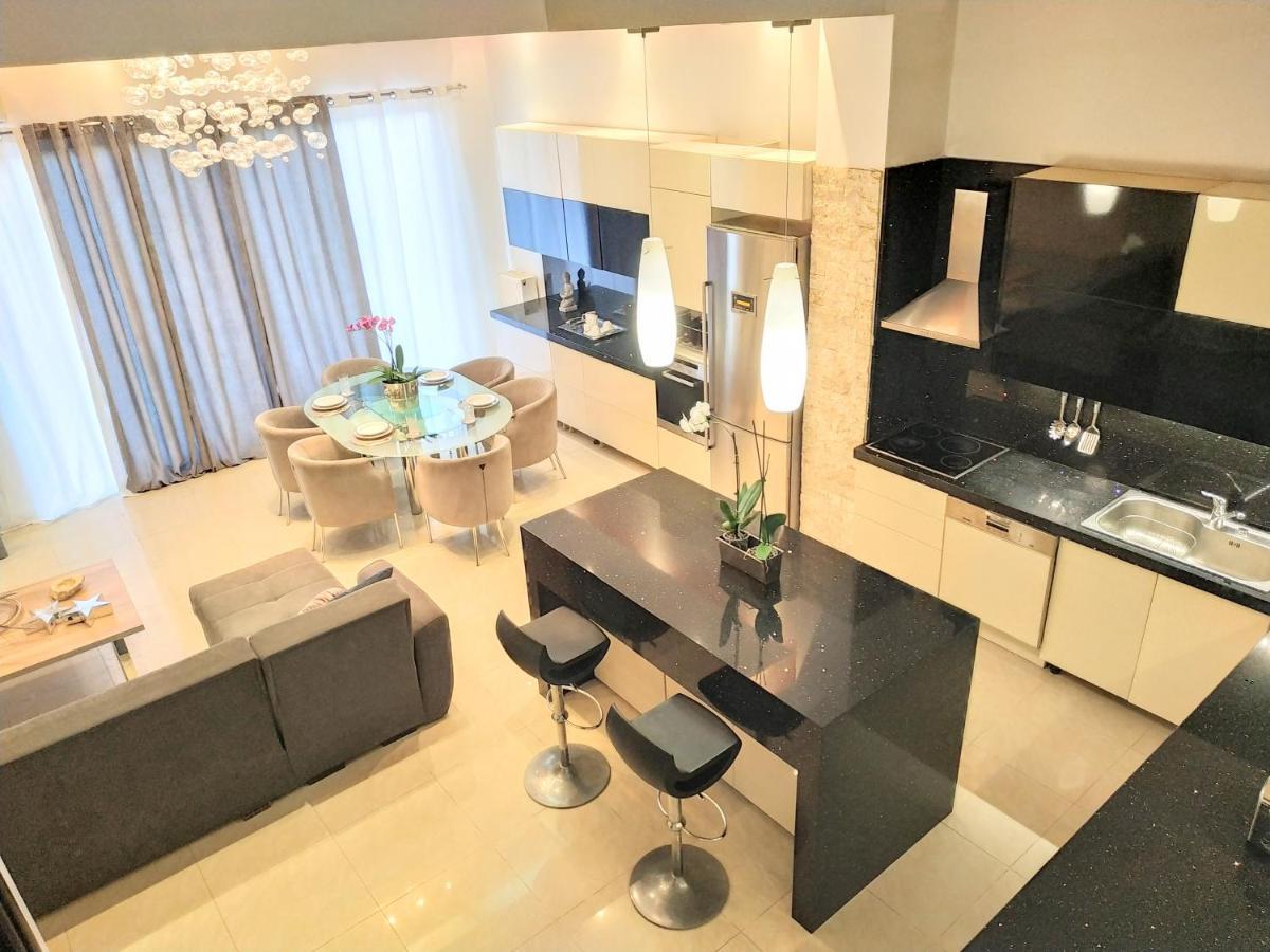 Luxury Apartment With Sea View Near Kallithea Koskinou  Bagian luar foto